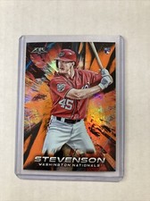 2018 Topps Fire #51- ANDREW STEVENSON Orange Rookie RC SP #'d2/99