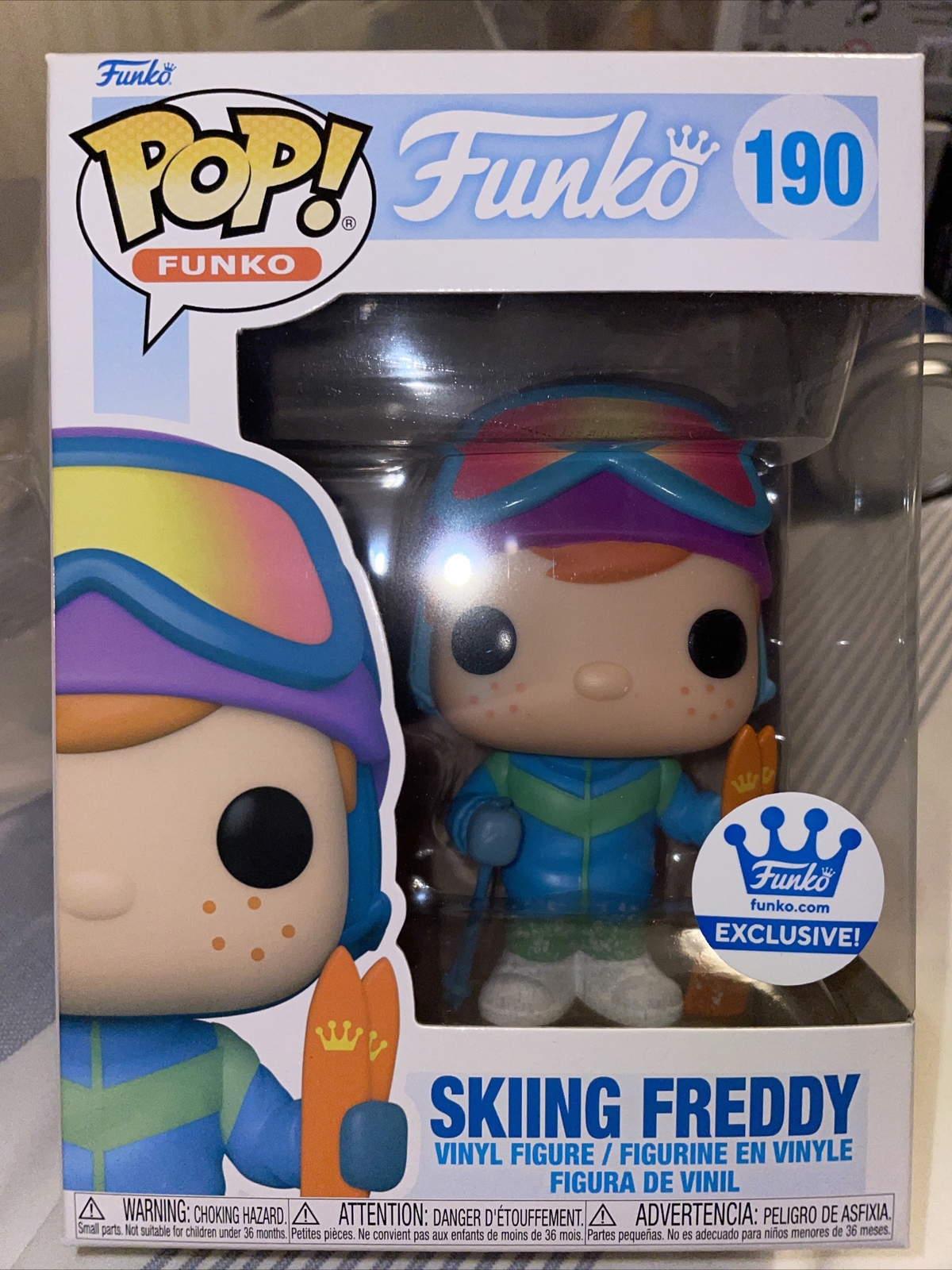 Funko Pop! Figura De Vinilo Exclusiva De Skiing Freddy #190