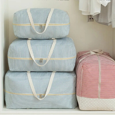 Storage Bags Thicken Cotton Linen Storage Ziplock Bag Closet