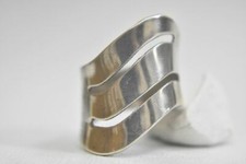 Knuckle ring long armor band sterling silver women  Size  6.25