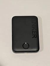 Anker MagGo Magnetic Wireless Battery 5,000 mAh w/ Foldable Stand Black USED