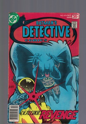DC Comics Batman's Detective Comic # 474 Dec 1977 1st app of Deadshot 35c USA