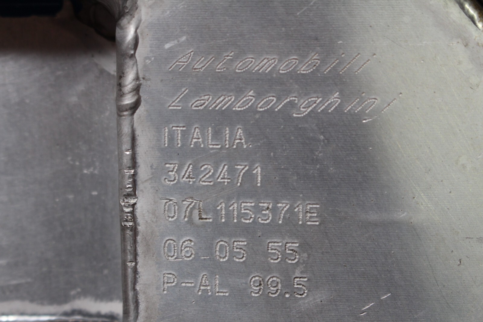 Lamborghini Gallardo, Engine Oil Tank, Used, P/N 07L115371E
