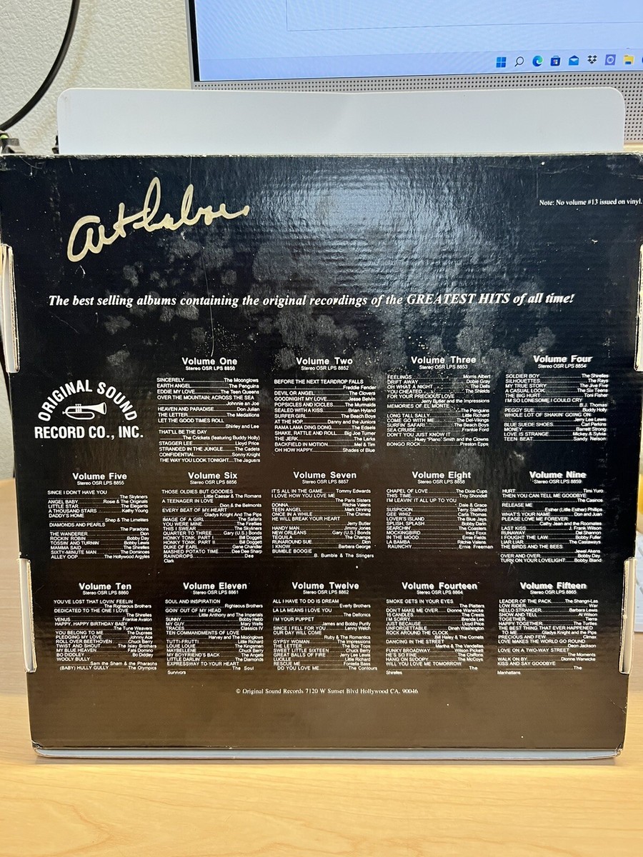 20 original Everlasting Oldies　レコード　LP ART LABOE SIGNED Various Artists Oldies but Goodies Record Album