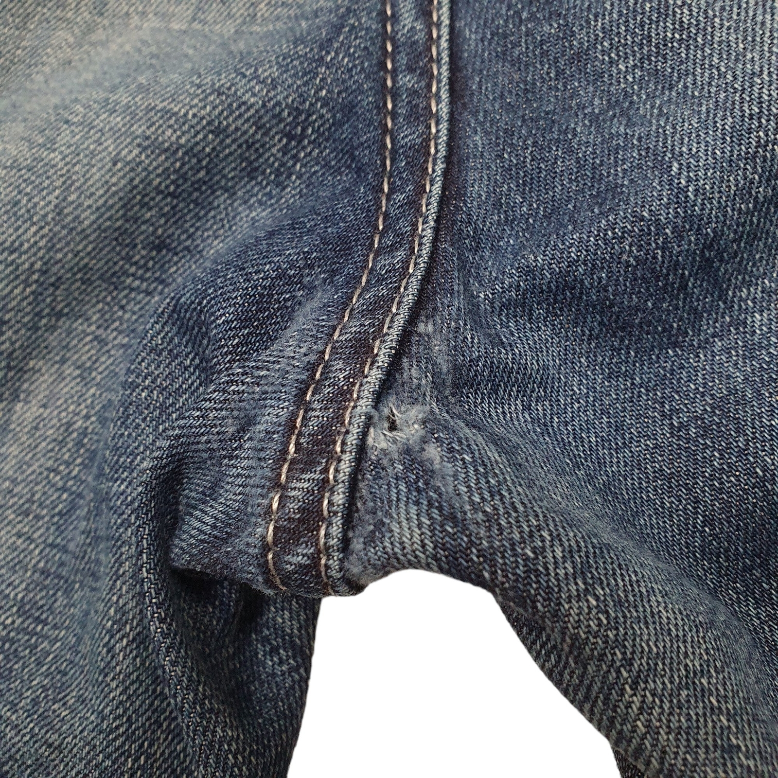 TOMMY HILFIGER  Jeans Straight Fit Blue Denim Trousers Mens Mercer W30 L33 image 4