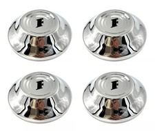 Set4 Polished Stainless Steel Hubcaps For 1951 Ford Passenger Car