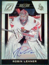 ROBIN LEHNER  10/11 AUTHENTIC AUTOGRAPH ROOKIE CARD  /999 SP