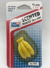 Fruit Scented Erasers  Banana Vintage Dri Mark Pizazzi