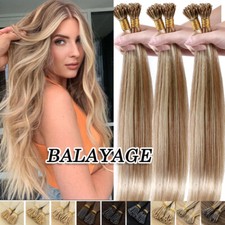 300S Stick Tip I-TIP Micro Ring Beads 100 Real Human Hair Extensions 150G Thick