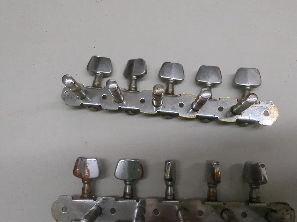 DE COLECCIÓN AFINADORES DE GUITARRA L/R / CINCO TECLAS DE MÁQUINA AFINADORA EN LÍNEA / 10 cuerdas  Foto 4 de 4