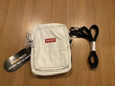 supreme shoulder bag white
