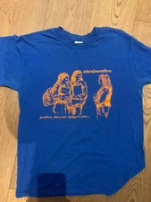 Alexisonfire Band Jenifer They Are Lying To You T-Shirt Blue Size S-4XL