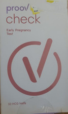 Proov Check Early Result Pregnancy Test 10 HCG Tests Exp 5/25