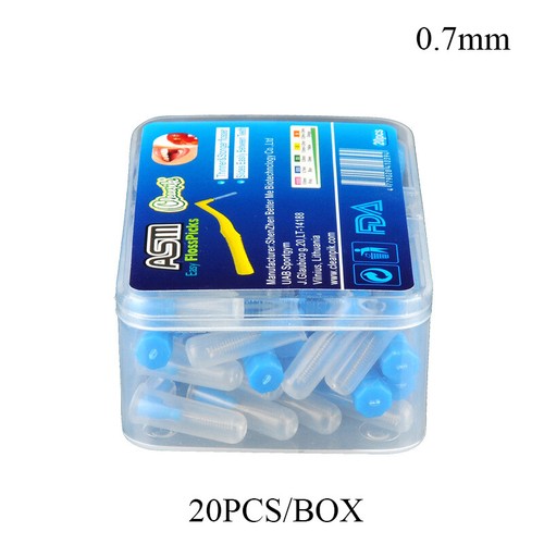 20Pcs Dental Orthodontic Oral Floss Interdental Brush Toothpick Teeth Cleaning - Picture 10 of 19