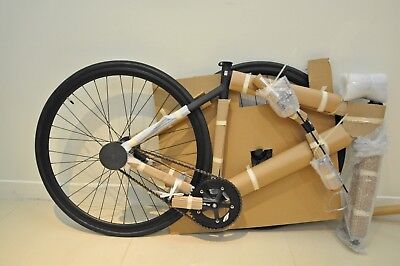 Sale! Leader 2014 721 Complete Bike 53cm Matte Black Flip Flop New