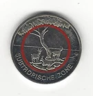 €5 Euro Subtropical Zone 2018 Commemorative Coin "J" Red Polymer Ring Uncirculated
