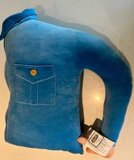 Boyfriend Pillow Cuddly Form Body Pillow with Arm - Blue -  with Tags