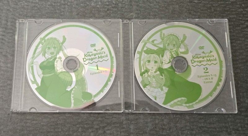 Miss Kobayashi's Dragon Maid 1 & 2 Episodes 1-7 & 8-13 + OVA & Extras DVD