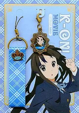 KON! Mio Character Strap with Metal Mascot for Cell Phones and PHS