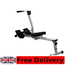 R090 Ultra Quiet Folding Rowing Machine: Full Body Workout with LCD Metrics