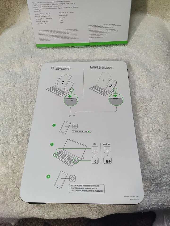 Belkin QODE Keyboard for iPad or any tablet or smarthphone NEW - Image 3 of 4