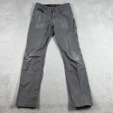 Wrangler ATG Pants Men's 32x34 Gray All Terrain Gear Double Knee Work Hiking