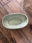 Vintage McCoy Floraline 506-12 Ceramic Planter Flower Pot Olive Green - 12”L
