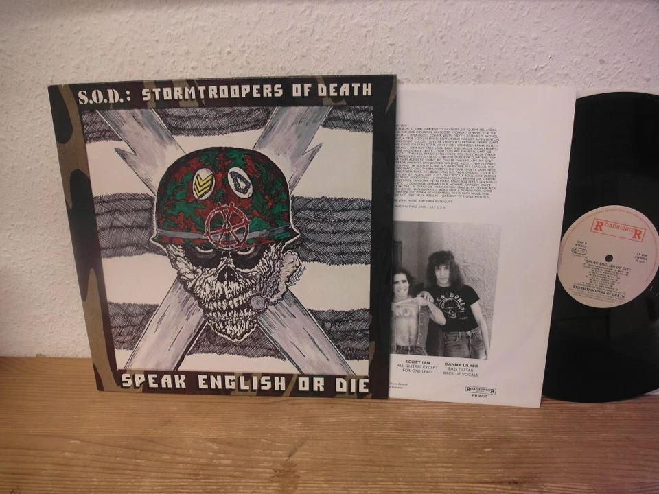 S.O.D. Stormtroopers Of Death – Speak English Or Die NM LP 1985 Hardcore Thrash - Bild 1 von 1