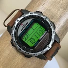 Vintage Timex Expedition Men Digital Compass Bezel Leather Digital 41mm Watch 8"