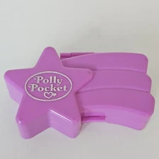 Polly Pocket Shooting Star Eraser Case – Rare Vintage 1995 Bluebird