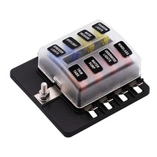 12-30V 1 in 8 Out Car RV Base Insurance Insert PC Terminal