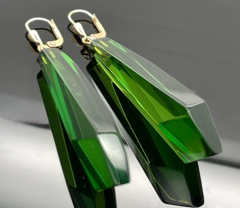 OHRHÄNGER 375/-GELBGOLD MIT BERNSTEIN NATUR SOGNI D'ORO SCHMUCKJAGD - Bild 3 von 4