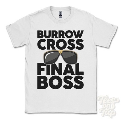 T-SHIRT BURROW CROSS FINAL BOSS lustig Weihnachtsgeschenk Bradninch Devon England Ibiza