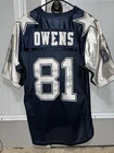 Terrell Owens Signed Dallas Cowboys #81 Reebok NFL Equipment Football Jersey
