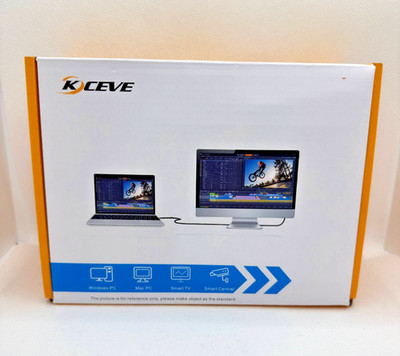 KCEVE Dual HDMI KVM Switch USB 3.0 4K 60Hz 2 Stück 2 Monitor EDID