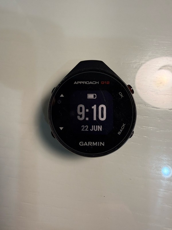 Garmin Approach G12 Golf GPS, Color Display, 42000 Courses, 12hr, Black