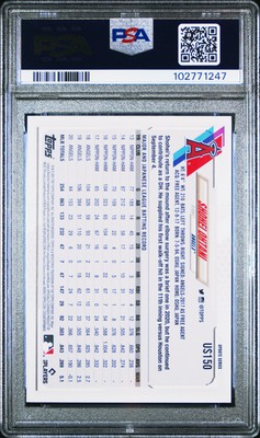 2021 TOPPS UPDATE SP #US150 SHOHEI OHTANI PSA 10 | eBay