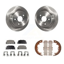 Transit Auto K8F-104492 Brake Disc and Pad Kit Rear for Toyota Highlander 01-03