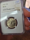 1923 Ms 65 Standing Liberty Quarter Ngc