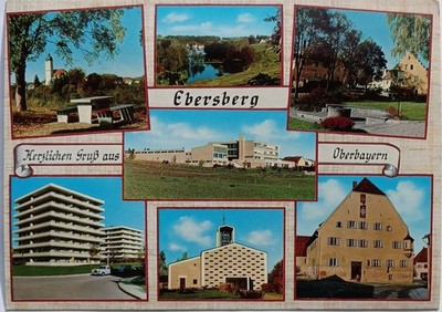 Postcard Ebersberg-Upper Bavaria-warm greetings from Ebersberg-ca 1972-lfd. No W162F