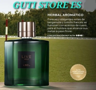 LIVE P OLO ( HERBAL AROMATIC) PARFUM SPRAY 100ML BY L'BEL NEW-SEALED BOX