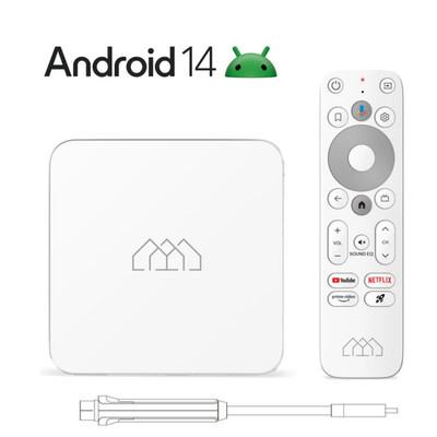 Homatics Box R 4K Android TV 14 - 2GB/32GB + DVB-S2X tuner
