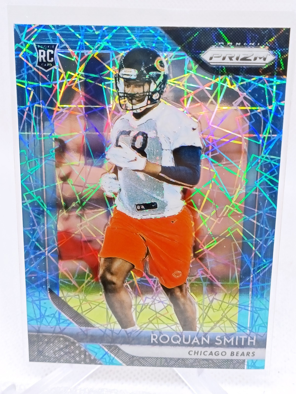 2018 Prizm Roquan Smith RC Lazer Rookie #242 Bears