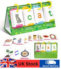 Alphabet Phonics Pocket 27 Flash Cards Wipeable ABC Early Learning Set for Kids