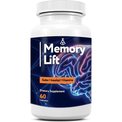 Memory Lift Capsules   Natural Daily Supplement with Vitamins 1 Pack