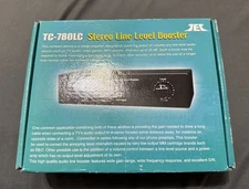 New Open Box Technolink TEC TC-780LC Stereo Line Level Booster With Power Supply