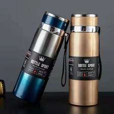 316 Stainless Steel, 1L Thermos Flask for Water, Tea and Coffee, Cold and Hot Th