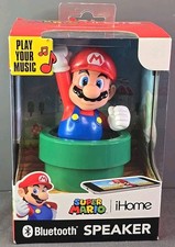 Super Mario Bros IHome Bluetooth Speaker Nintendo NEW
