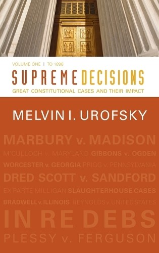 Supreme Decisions, Volume 1 - 9780367097653