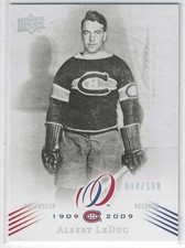 2008-09 Upper Deck Montreal Canadiens Centennial Parallel 100 #79 Albert LeDuc!!